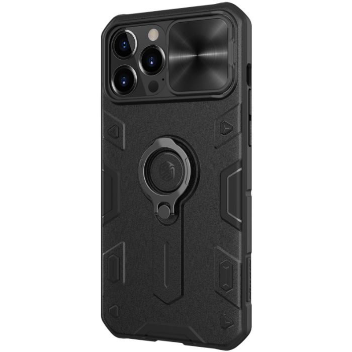 Odolné puzdro na Apple iPhone 13 Pro Max Nillkin CamShield Armor čierne