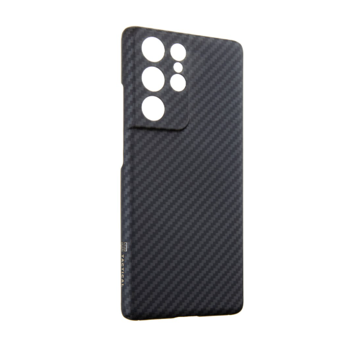 Plastové puzdro na Samsung Galaxy S21 Ultra 5G Tactical MagForce Aramid čierne