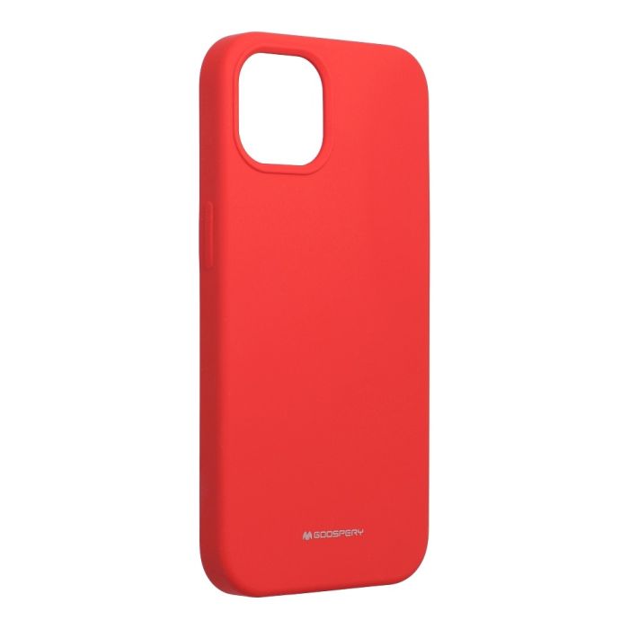 Silikónové puzdro na Apple iPhone13 Pro Mercury Silicone červené