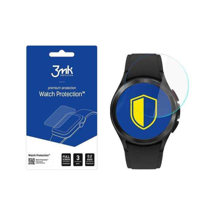 Tvrdené sklo na Samsung Galaxy Watch 4 Classic 42mm 3mk Watch Protection Hybrid FlexibleGlass Lite (3ks)