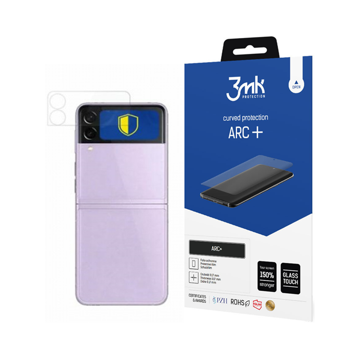 Ochranná fólia na fotoaparát na Samsung Galaxy Z Flip 3 5G 3mk ARC+