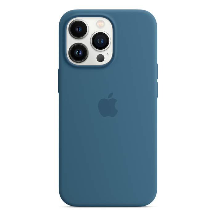 Silikónové puzdro Apple na Apple iPhone 13 Pro MM2G3ZM/A Silicone Case with MagSafe Blue Jay