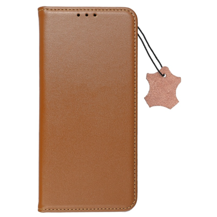 Diárové puzdro na Xiaomi Redmi 10 Leather Forcell Smart Pro hnedé