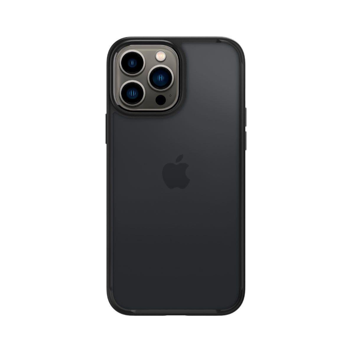 Odolné puzdro na Apple iPhone 13 Pro Spigen Ultra Hybrid Matte Frost čierne