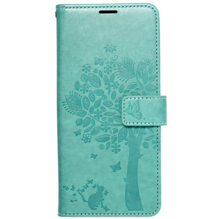 Diárové puzdro na Samsung Galaxy S22 Plus 5G Forcell MEZZO tree zelené