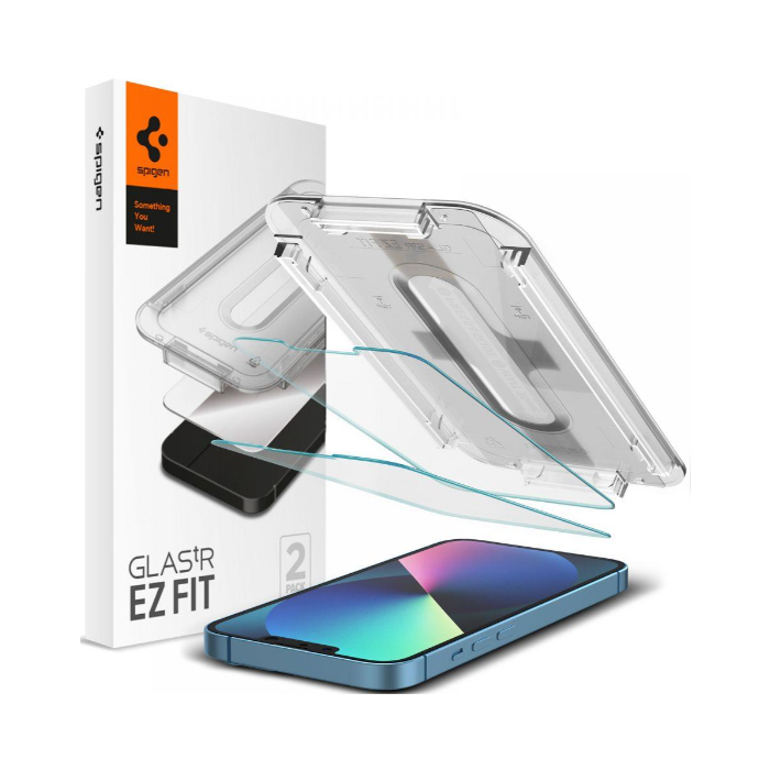 Tvrdené sklo na Apple iPhone 13 Pro Max Spigen Glas.tR EZ Fit (2ks)