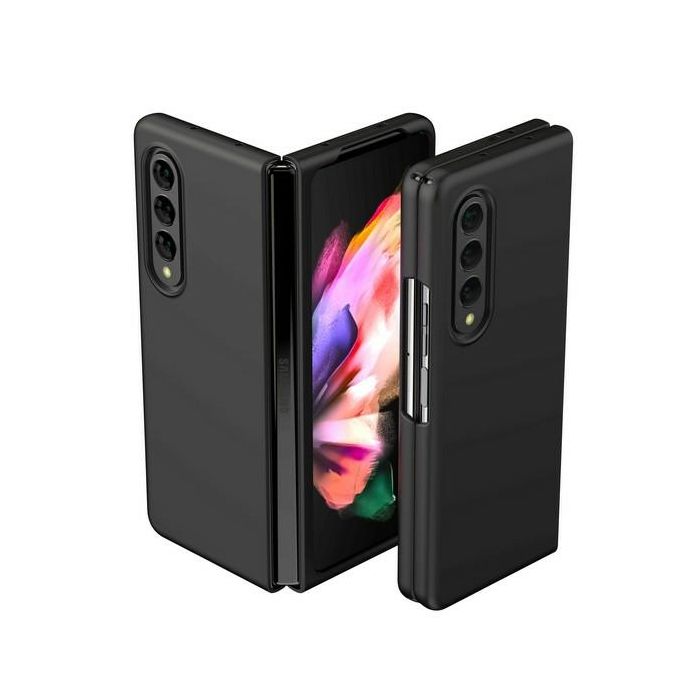 Plastové puzdro na Samsung Galaxy Z Fold 3 5G Mercury Fard Bumper čierne