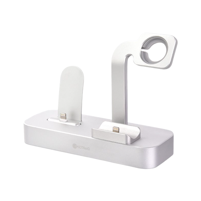 Dokovacia stanica na Apple iPhone, Watch, AirPods COTECi Base29 3in1 sivá