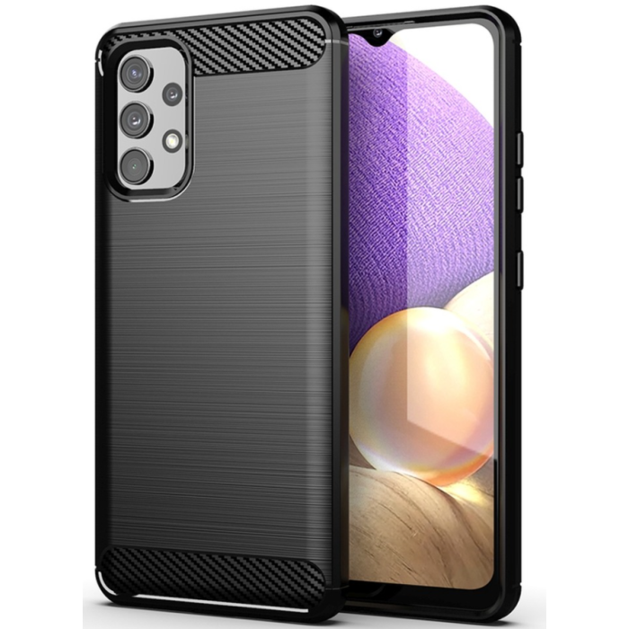Silikónové puzdro na Samsung Galaxy A33 5G Forcell Carbon čierne 
