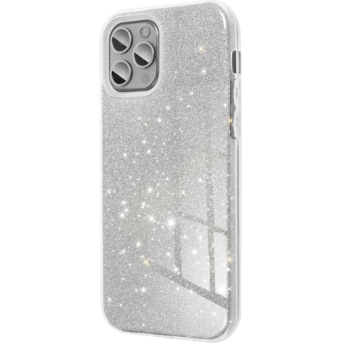 Silikónové puzdro na Samsung Galaxy A33 5G Forcell Shining strieborné