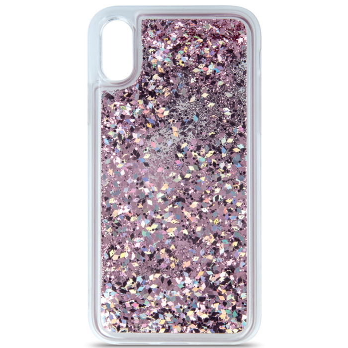 Silikónové puzdro na Xiaomi Redmi 10/Redmi 10 2022 Liquid Sparkle fialové