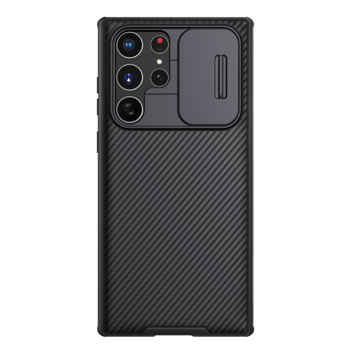 Odolné puzdro na Samsung Galaxy S22 Ultra 5G Nillkin CamShield Pro čierne 