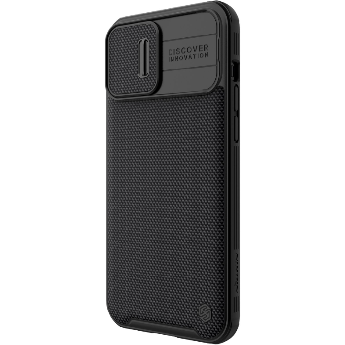 Plastové puzdro na Apple iPhone 13 Nillkin Textured Pro Magnetic Hard čierne
