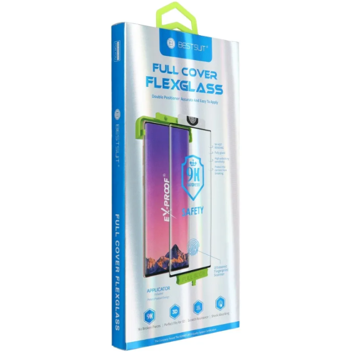 Tvrdené sklo na Samsung Galaxy S22 G901 Bestsuit Flexible Hybrid 5D Full Glue Hot Bending celotvárové čierne
