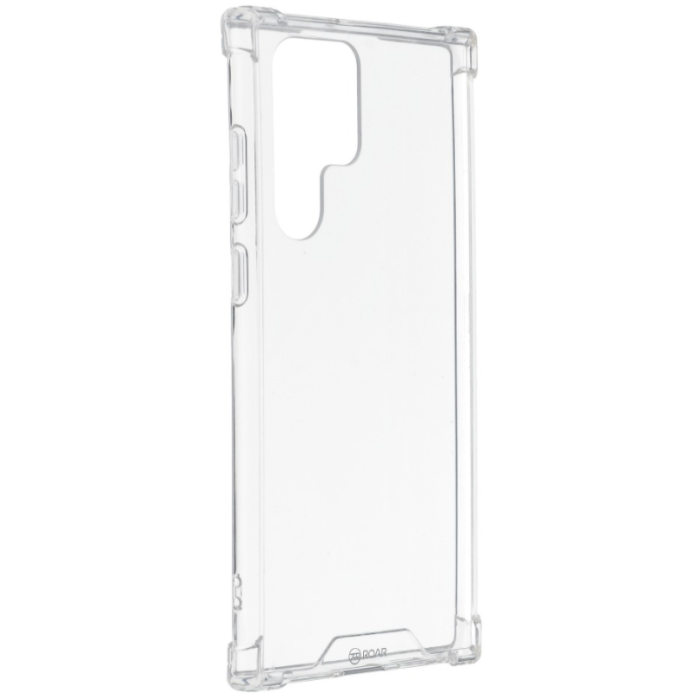 Odolné puzdro na Samsung Galaxy S22 Ultra 5G Armor Jelly Roar transparentné