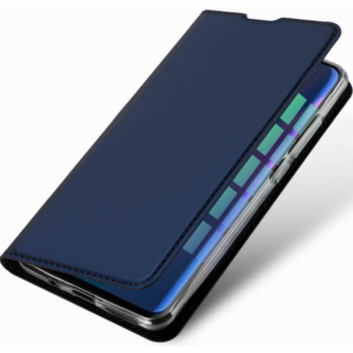 Diárové puzdro na Samsung Galaxy A12/M12 Dux Ducis Skin Pro modré 