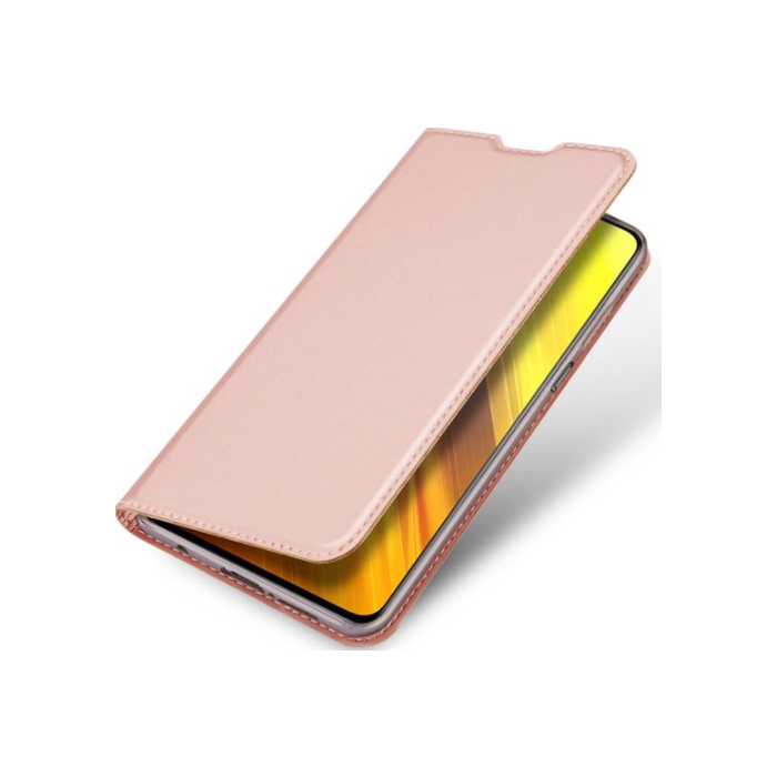 Diárové puzdro na Motorola Edge 20 Lite 5G Dux Ducis Skin Pro ružovozlaté
