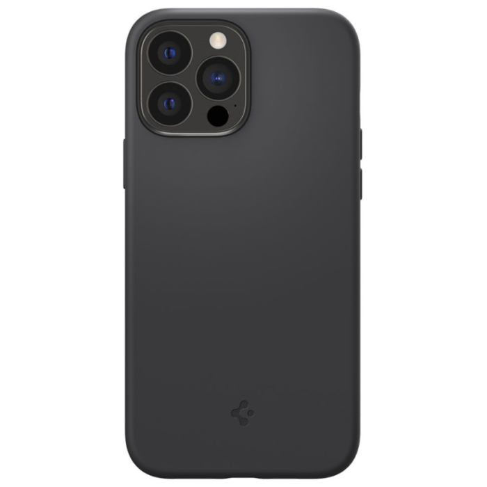 Silikónové puzdro na Apple iPhone 13 Pro Max Spigen Silicone Fit čierne