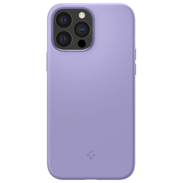 Silikónové puzdro na Apple iPhone 13 Pro Max Spigen Silicone Fit fialové