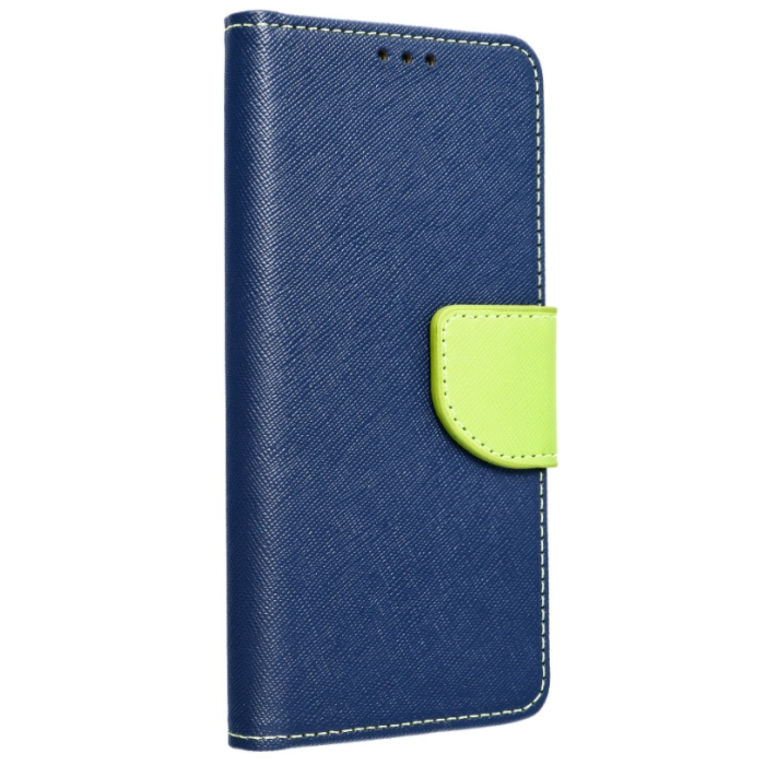 Diárové puzdor na Samsung Galaxy A13 5G Fancy modro-limetkové 