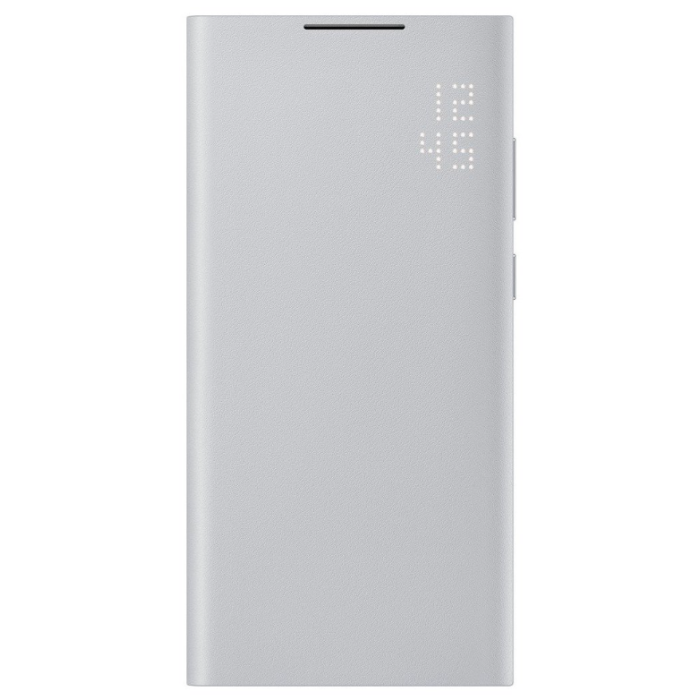 Puzdro Samsung na Samsung Galaxy S22 Ultra S908 5G EF-NS908P LED View sivé