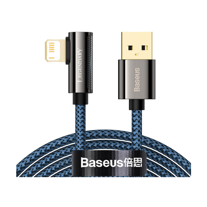 Kábel Baseus Legend, USB na Lightning 2,4A, 2m, modrý