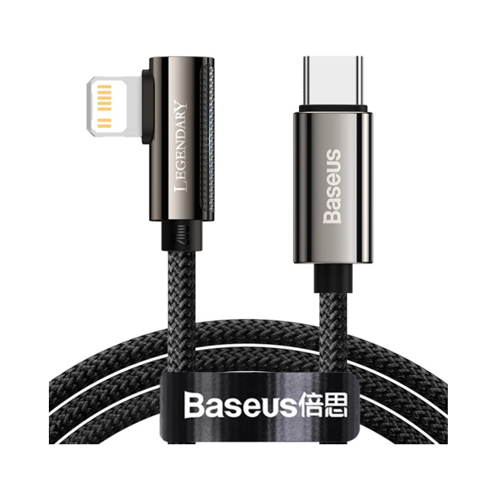Kábel Baseus Legend, USB-C na Lightning PD20W, 2m, čierny