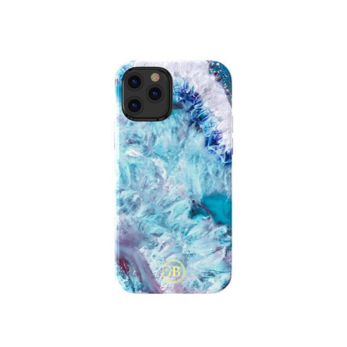 Zadné puzdro na Apple iPhone 12 mini Kingxbar Agate modré