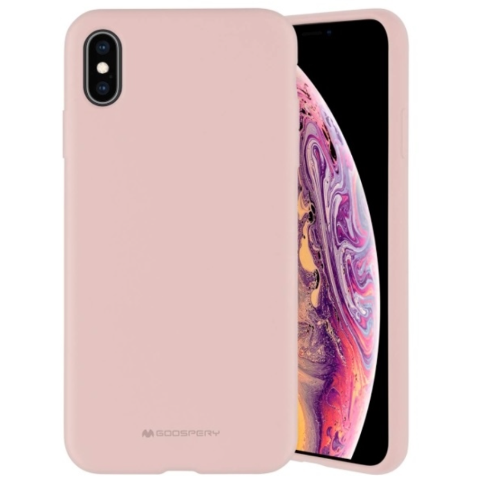 Silikónové puzdro na Huawei P30 Mercury Silicone ružové