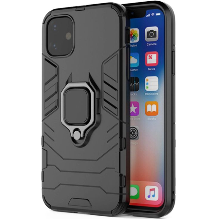 Odolné puzdro na Xiaomi Redmi Note 11S 5G/11T 5G/Poco M4 Pro 5G Armor Ring čierne