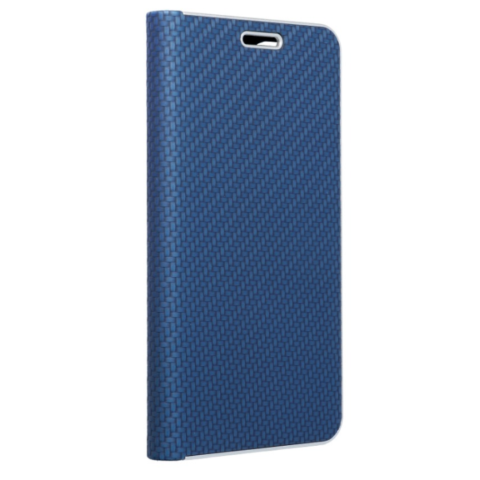 Diárové puzdro na Xiaomi Redmi Note 11 Pro/Note 11 Pro 5G Forcell Luna Book Carbon modré
