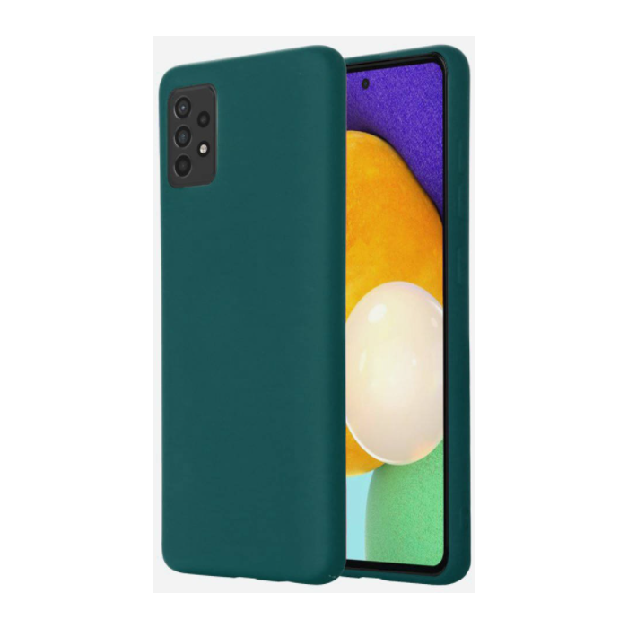 Silikónové puzdro na Samsung Galaxy A52/A52s 5G MySafe Silicone zelené