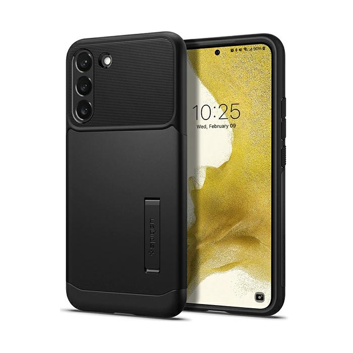 Odolné puzdro na Samsung Galaxy S22 Plus 5G Spigen Slim Armor čierne 