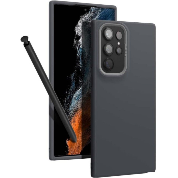 Silikónové puzdro na Samsung Galaxy S22 Ultra 5G Color Brick čierne