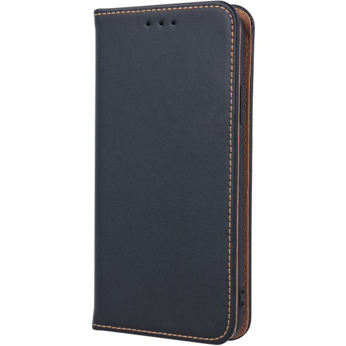Diárové puzdro na Samsung Galaxy S21 FE 5G G990 Geniune Leather Smart Pro čierne