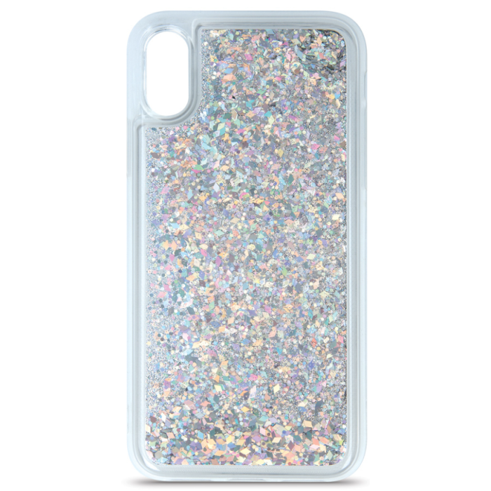 Silikónové puzdro na Samsung Galaxy S22 Plus G906 5G Liquid Sparkle strieborné