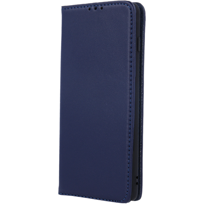 Diárové puzdro na Realme 8 LTE Geniune Leather Smart Pro modré