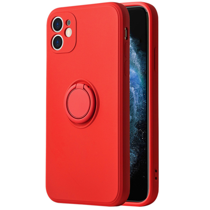 Silikónové puzdro na Samsung Galaxy A03 Silicone Ring červené