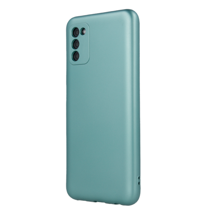 Silikónové puzdro na Motorola Moto G51 5G Metallic zelené