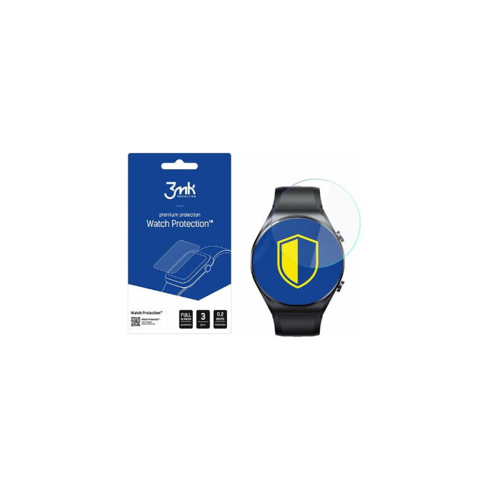 Tvrdené sklo na Xiaomi Watch S1 3MK Hybrid FlexibleGlass Watch Protection (3ks)