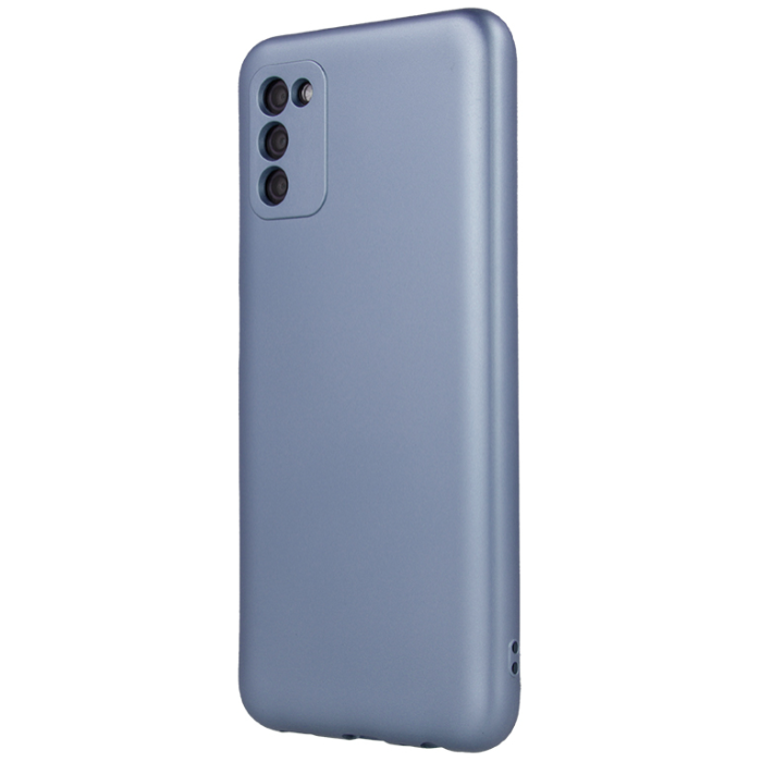 Silikónové puzdro na Motorola Moto E30/E40 Metallic svetlomodré