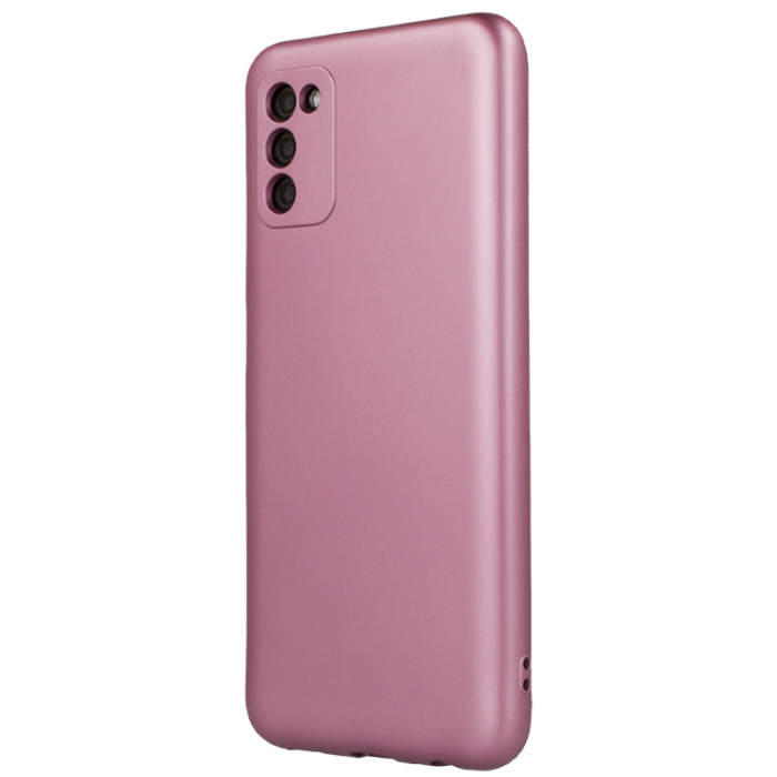 Silikónové puzdro na Motorola Moto E30/E40 Metallic ružové