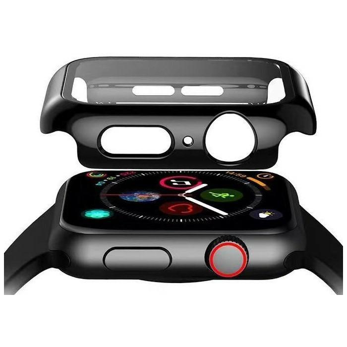 Tvrdené sklo 3D Frame Apple iWatch 45 mm s čiernym rámom