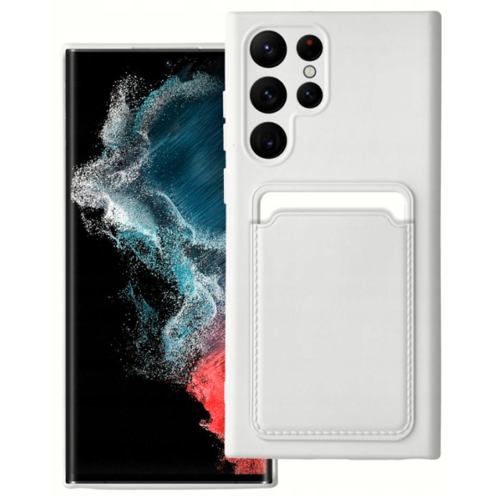Silikónové puzdro na Samsung Galaxy A33 5G A336 Forcell Card TPU biele