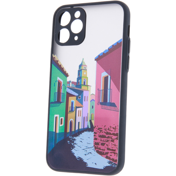 Plastové puzdro na Apple iPhone 11 Pro Ultra Trendy city 4