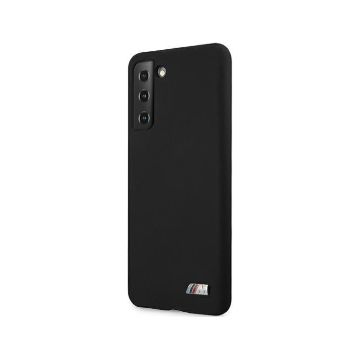 Silikónové puzdro BMW na Samsung Galaxy S21 5G G991 BMHCS21SMSILBK M Collection čierne