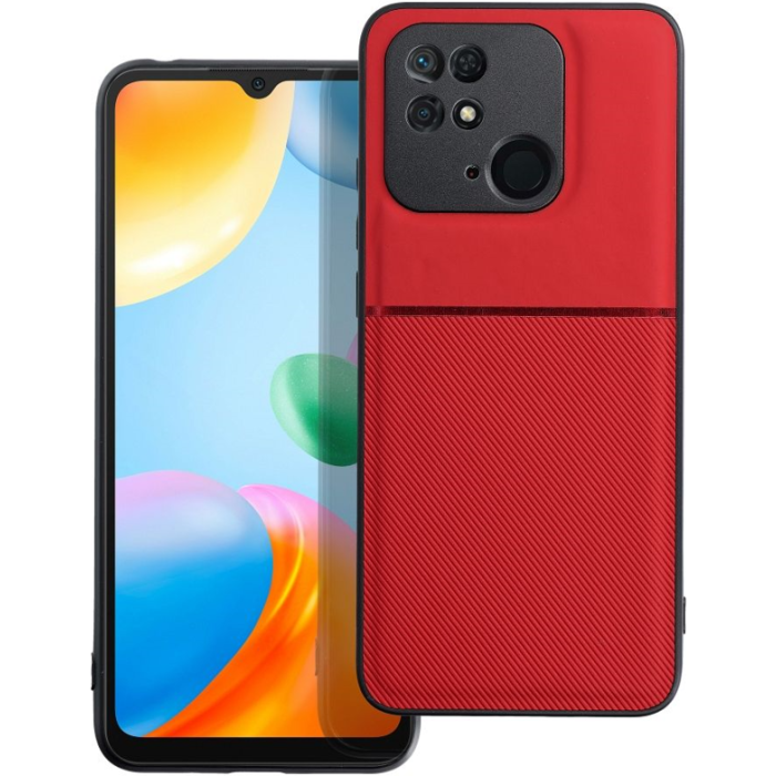 Plastové puzdro na Xiaomi Redmi 10C/Poco C40 Noble červené