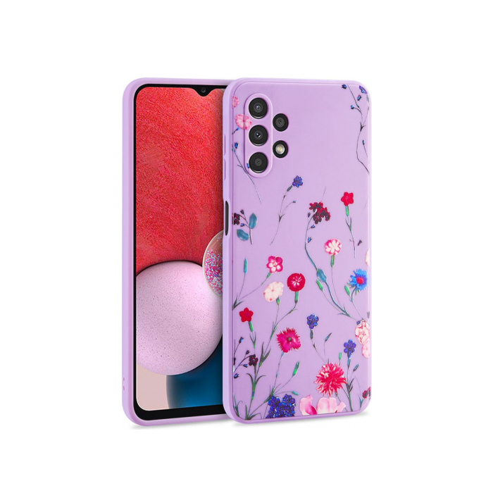 Silikónové puzdro na Samsung Galaxy A13 A135 Tech Protect Mood fialové