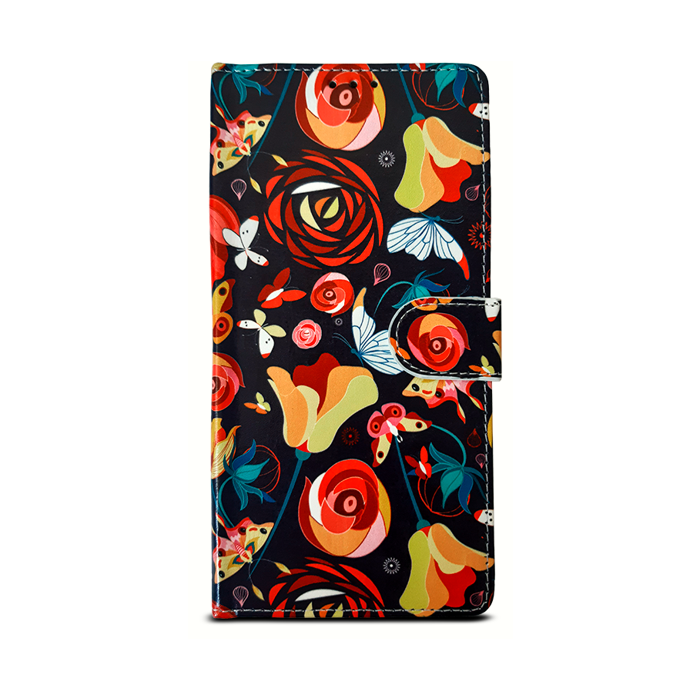 Diárové puzdro na Xiaomi Redmi Note 10/10S Licence ART Book kvety a motýle