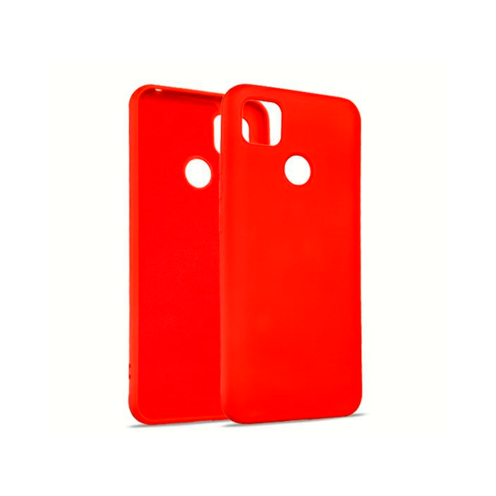 Silikónové puzdro na Xiaomi Redmi 10C/Poco C40 Silicone TPU červené